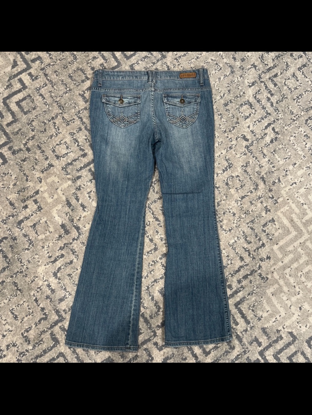Vtg Women’s Mudd denim jeans low-rise fit and classic Y2K styling Bootcut sz 13 - Picture 6 of 8